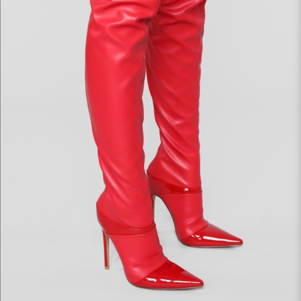 Leveling Up Boot - Red